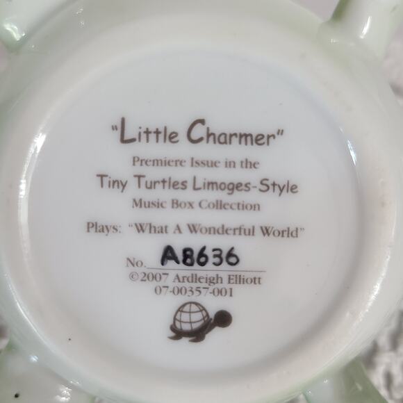 Music Box TURTLE Little Charmer Ardleigh Elliott - Picture 8 of 17